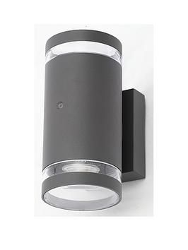 Merton 2 Light Up And Down Wall Light - Anthracite