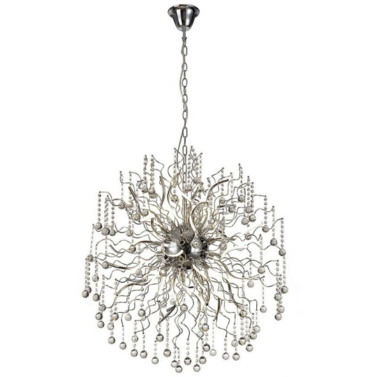 Luminosa Lighting - Dimmable Ceiling Pendant, 30 x 2.4W led, 3000K, 5650lm, Polished Chrome