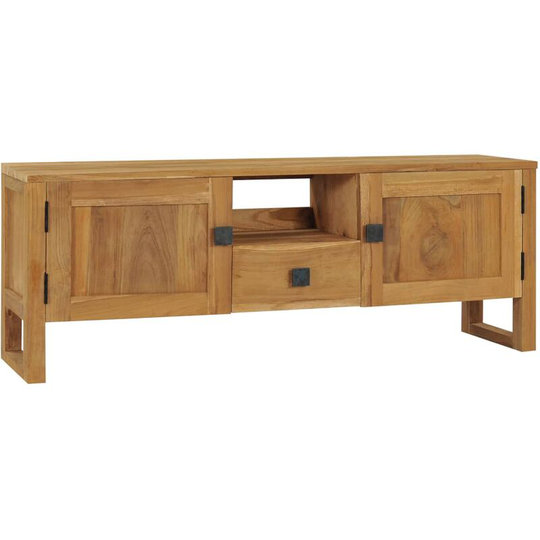 Vidaxl - tv Cabinet 120x32x45 cm Solid Teak Wood Brown