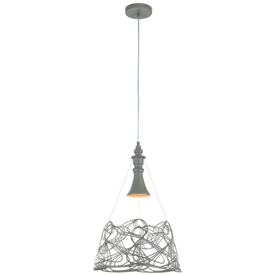 Maytoni Lighting - Elva Dome Ceiling Pendant Lamp Grey, 1 Light, E27