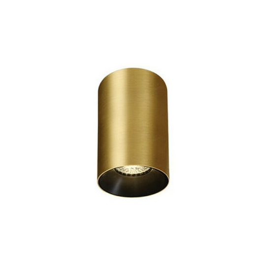 Larissa Lighting - Larissa Kiten Surface Mounted Ceiling Lamp Brushed Brass GU10 10W Dark Light
