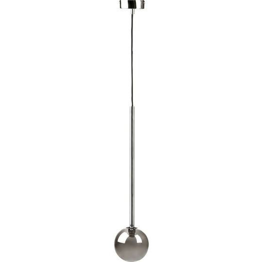 Zumaline Lighting - Zumaline Luna Globe Pendant Ceiling Light, Chrome, 1x G9