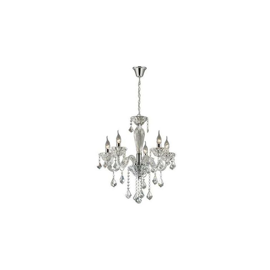 Ideal Lux Lighting - Ideal Lux Tiepolo - 5 Light Chandelier Clear Glass, E14