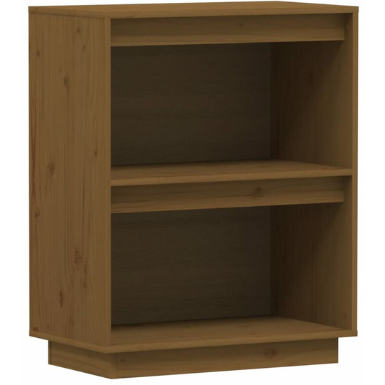 Console Cabinet Honey Brown 60x34x75 cm Solid Wood Pine Vidaxl Brown