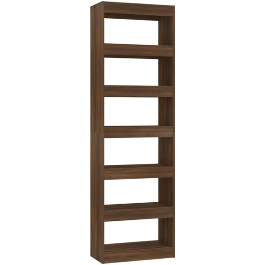Book Cabinet/Room Divider Brown Oak 60x30x198cm vidaXL - Brown