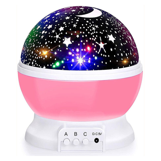 Child Night Light Star Projection 360° Rotation Lamp Projector Light Ceiling, Led Baby Night Light 8 Color Modes, Gift for Baby, Star Projection