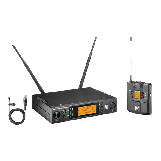 Electro-Voice RE3-BPOL Single Omni Lavalier Wireless Mic Set Band 8M