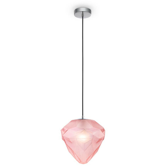 Maytoni Modern - Globo Modern Globo Chrome Pendant Ceiling Light Glass Shade