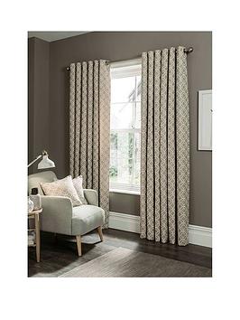 Studio G Castello Lined Eyelet Curtains