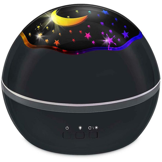 Thsinde - z 360 Rotation Night Light Projector For Kids With 8 Colors Mode c