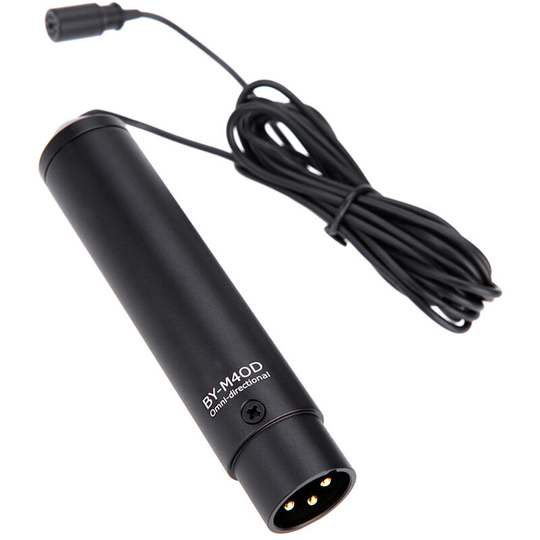 Boya - Omni-directional Lavalier Microphone Mic for Sony Panasonic Camcorder Audio Recorders