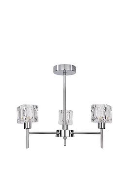 Ice Cube 3 Light Ceiling Fitting