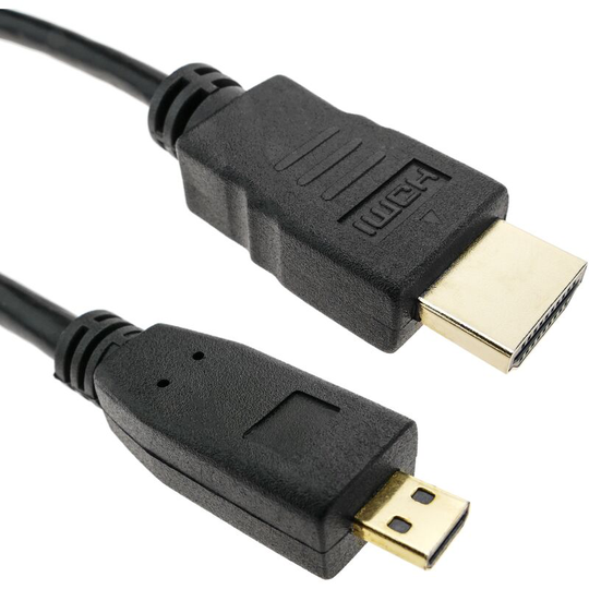 Bematik - hdmi cable type a 1.4 male to hdmi type d male 1 m