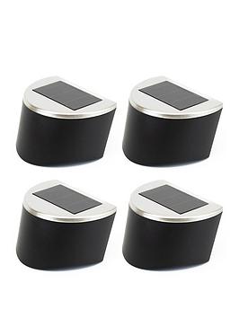 Gardenwize Urbane Solar Fence Lights (Pack Of 4)