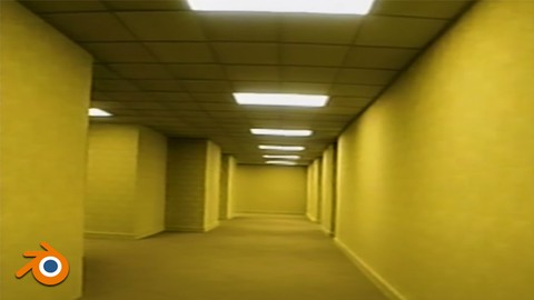 Backrooms In Blender Step By Step Tutorial 4h,40min