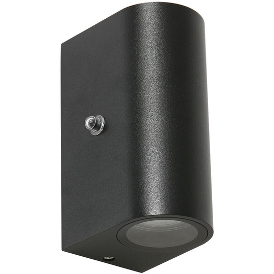 Sienna Lighting - Sienna Outdoor Up Down Wall Light Matt Zwart IP54