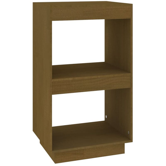 Book Cabine Honey Brown 40x35x71 cm Solid Pinewood Vidaxl Brown