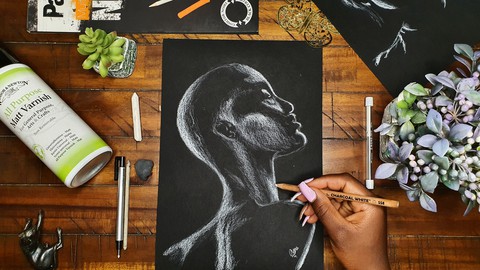 Learn How To Draw Striking Charcoal Portraits