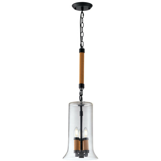Fan Europe charlot 3 Light Lanterns Pendant Ceiling Light Transparent 22x35cm