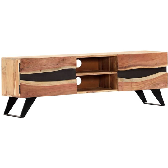 Devenirriche - tv Cabinet 140x30x45 cm Solid Acacia Wood - Brown
