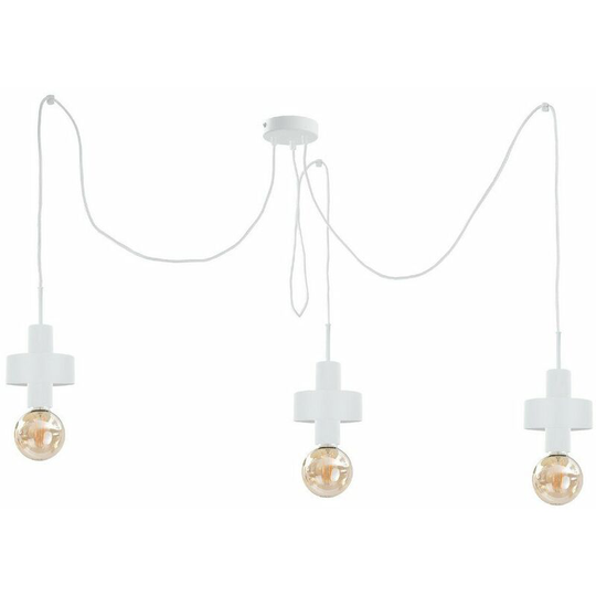 Keter Unica Cluster Pendant Ceiling Light White, 3x E27