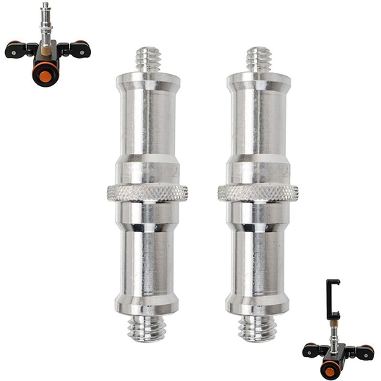 Camera Adapter Screw 1/4' and 3/8' External Thread, 2 Pack, Tripod Thread Adapter to Convert, Screw Adapter, Tripod Screw, dslr slr Camera Accessories