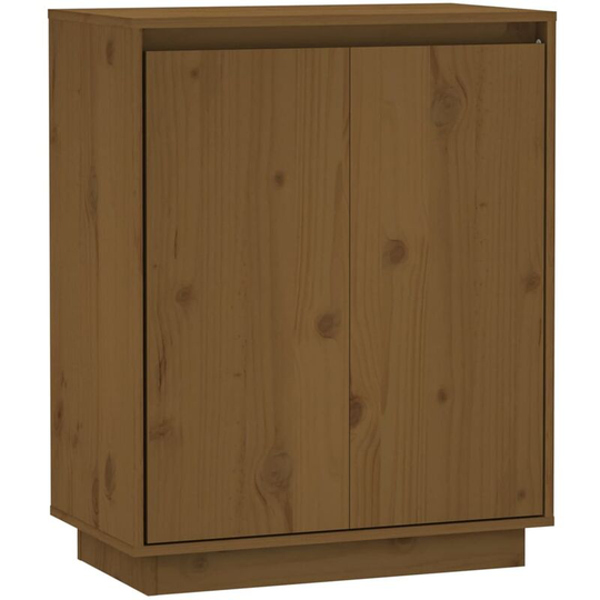 Sideboard Honey Brown 60x34x75 cm Solid Wood Pine Vidaxl Brown