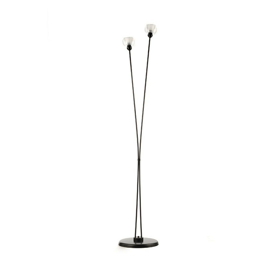 Onli Lighting - Onli Denver 2 Light Multi Arm Floor Lamp, Black