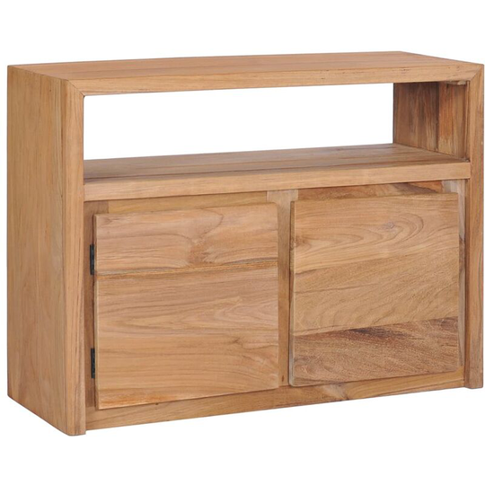 Sideboard 80x30x60 cm Solid Teak Wood Vidaxl Brown