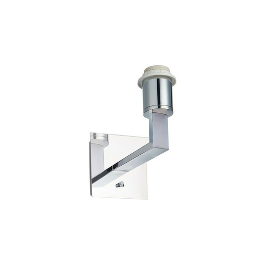 Endon Lighting Norton - Wall Lamp Chrome Effect Plate 1 Light Dimmable IP20 - E27