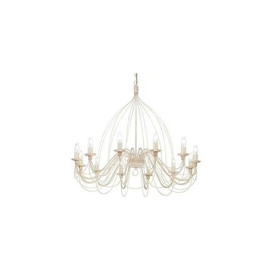 Ideal Lux Lighting - Ideal Lux Corte - 12 Light Chandelier Rust Brown Finish, E14