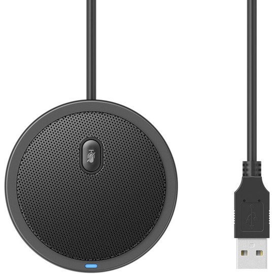 Asupermall - UM02 usb Omni-directional Condenser Microphone Mic for Meeting Business Conference Computer Desktop Laptop pc Voice Chat Video Games