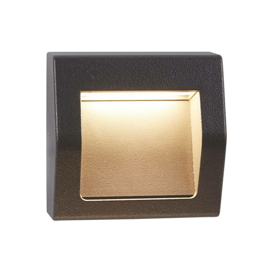 Searchlight Lighting - Searchlight Ankle - led Outdoor Small Recessed Wall Light Grey IP54