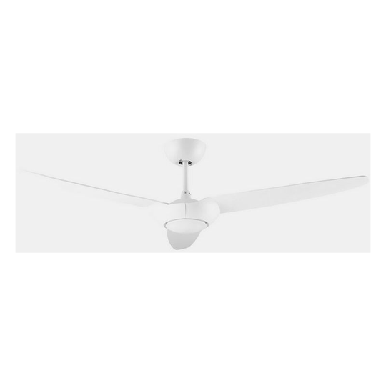 Leds C4 Lodos 3 Blade 130cm Ceiling Fan with led Light White