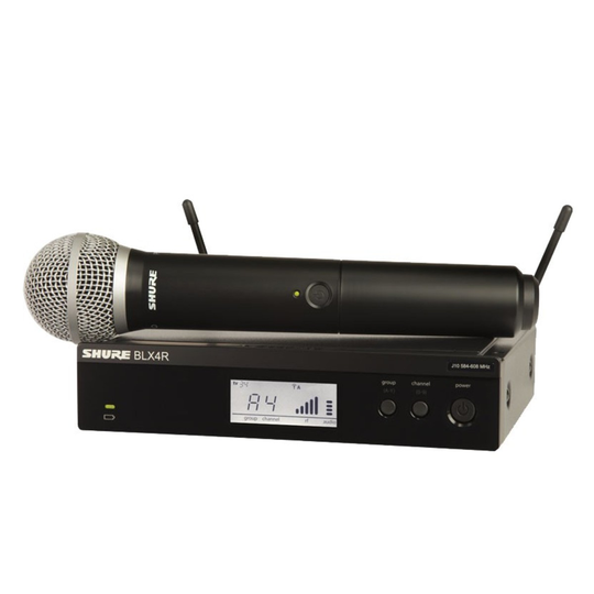 Shure BLX24RE/PG58-T11 Rack Mount Wireless Microphone System