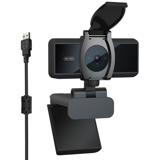 S3 5 Million Pixels Auto Focus Webcam 1080P Video Call Web Camera Built-in Microphone with Privacy Cover for pc Laptop - Hxsj