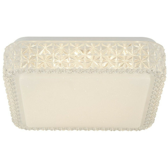 Searchlight Square Led Temperature Colour Changing Flush Light - 280mm