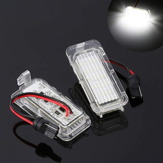 Set of 2 led License Plate Lights for Ford Fiesta Focus C-Max Kuga Mondeo Jaguar