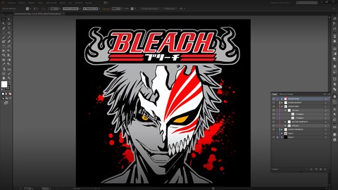 Vectorizacin y dibujo de ilustraciones para estampadores