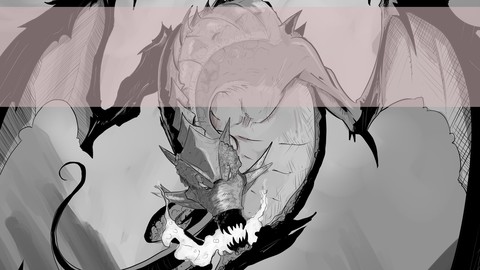 Apprendre dessiner un Dragon avec un logiciel de dessin