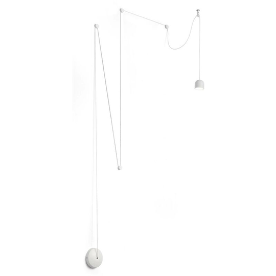 Ideal Lux Lighting - Ideal Lux Tall - led 1 Light Ceiling Pendant White