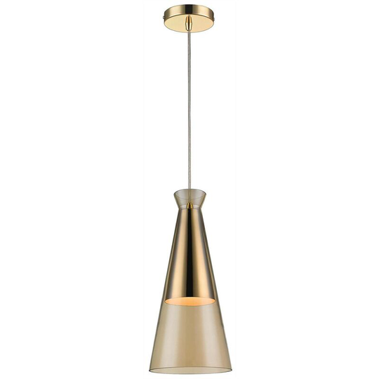 1 Light Ceiling Pendant Champagne gold, E27 - Spring Lighting