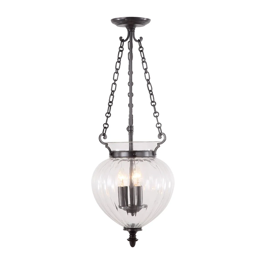 Elstead Lighting Finsbury Park 3 Light Medium Pendant Old Bronze