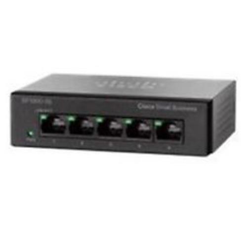 Cisco Small Business SG110D-05 Unmanaged L2 Gigabit Ethernet (10/100/1000) Black