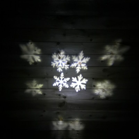 20cm led Waterproof Outdoor Christmas Moving Snowflake Projector