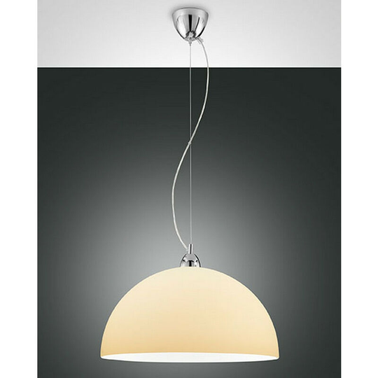 Fabas Luce Lighting - Fabas Luce Nice Dome Pendant Ceiling Lights Amber Glass, E27