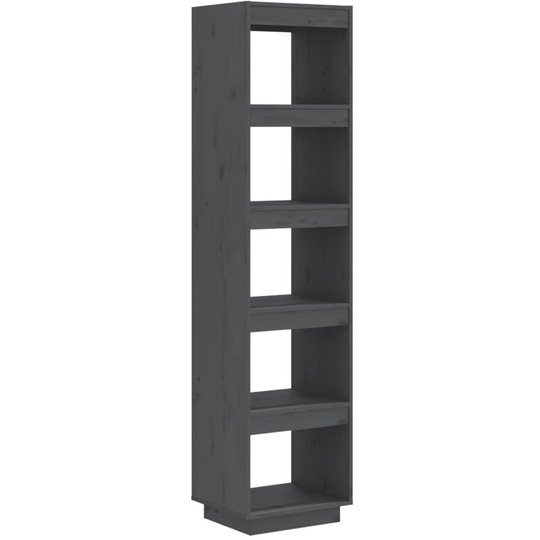 Vidaxl - Book Cabinet/Room Divider Grey 40x35x167 cm Solid Wood Pine Grey