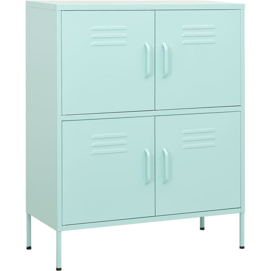 Vidaxl - Storage Cabinet Mint 80x35x101.5 cm Steel Blue