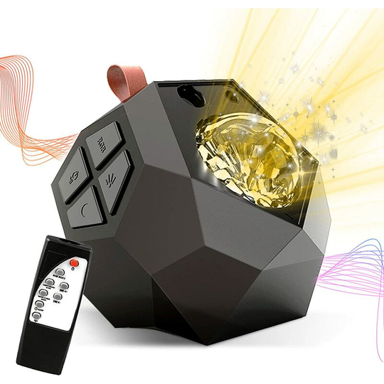 Bearsu - Star Projector Galaxy Projector with Remote Control Night Light Bluetooth Music Speaker Auto Off Timer for Bedroom/Party/Home Decor led