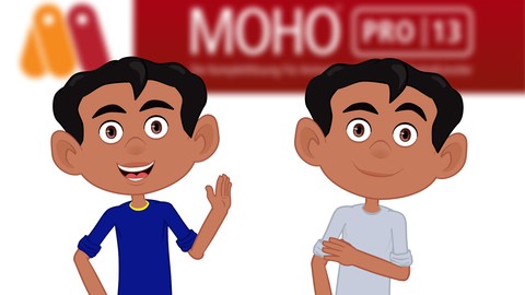 Crer et animer un personnage de A a Z avec Moho pro 12, 13